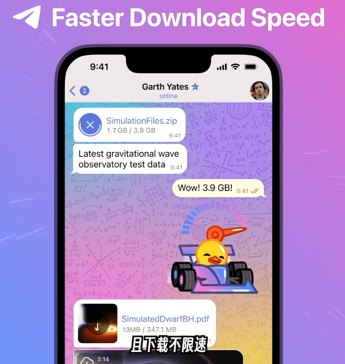 Telegram文件下载不限速
